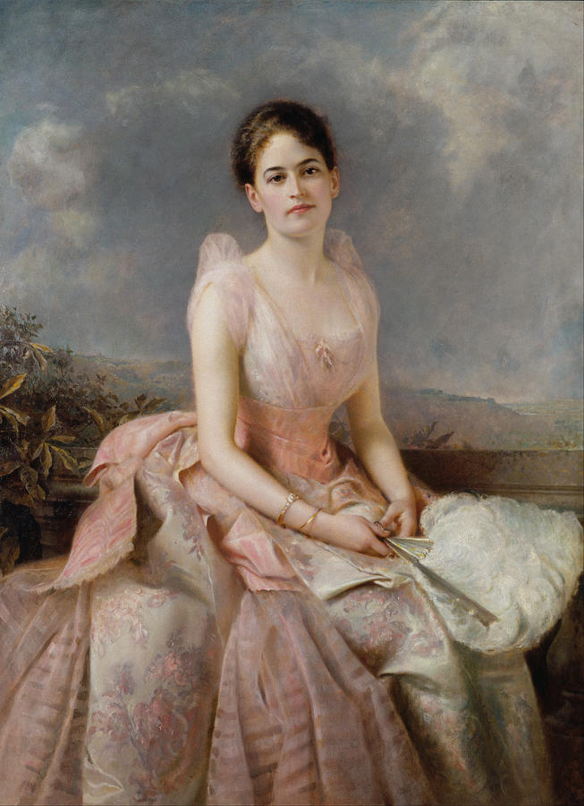 Juliette Gordon Low Painting by Edward Robert Hughes