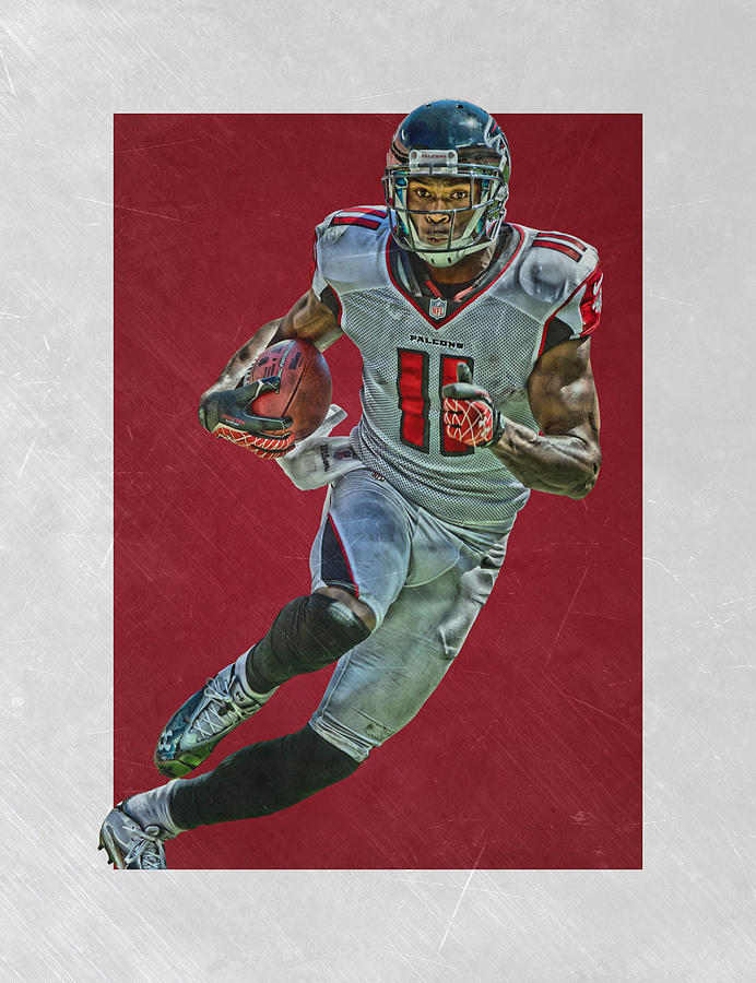 Atlanta Falcons Uniform Poster by Joe Hamilton - Fine Art America