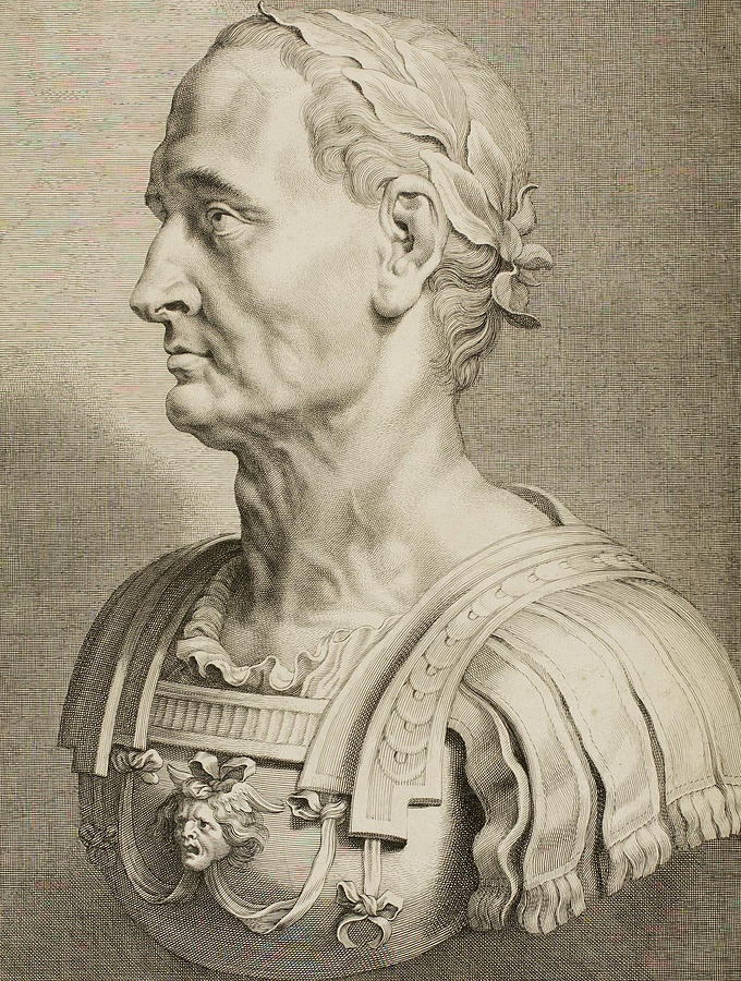 Julius Caesar Drawing by Boetius Adams Bolswert