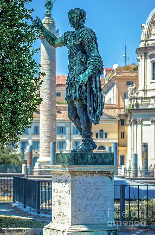 Julius Caesar Bronze Statue #4 Photograph