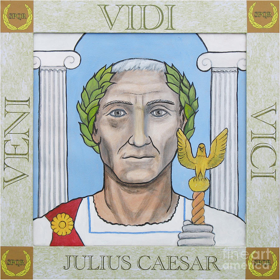 Julius Caesar Painting by Paul Helm