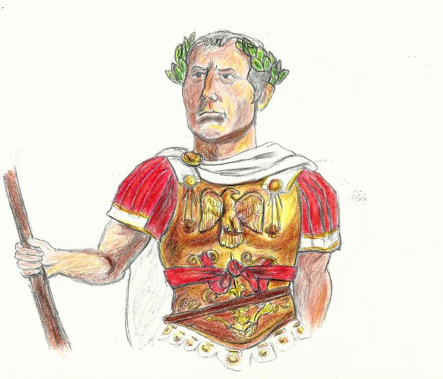 Julius Caesar Drawing by Sam Pako Fine Art America