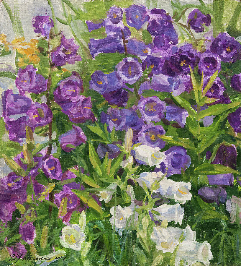 July Garden Painting