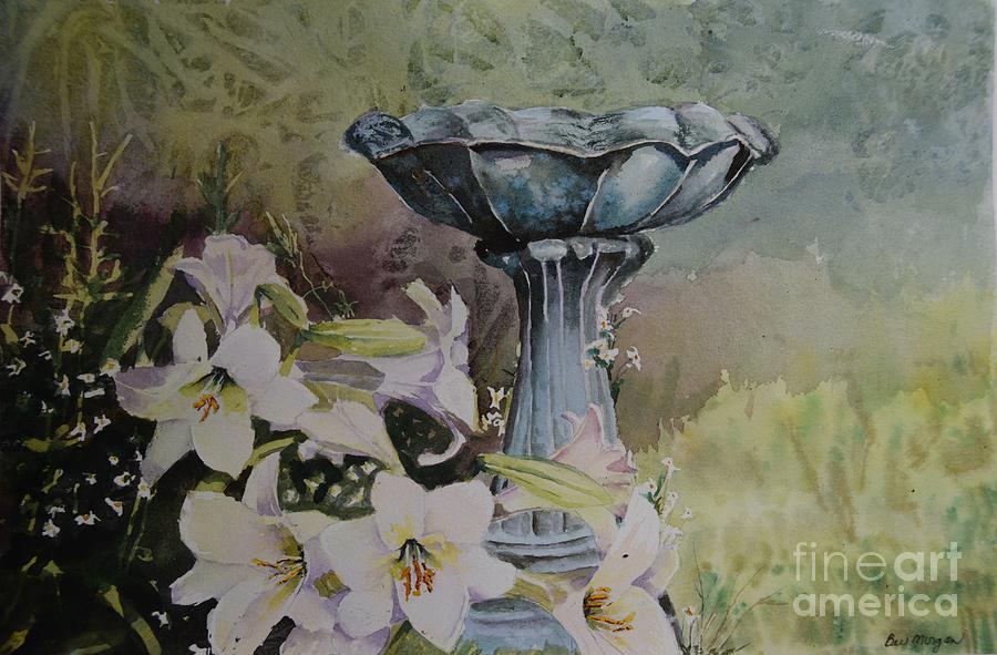 July Lilies Painting by Bev Morgan