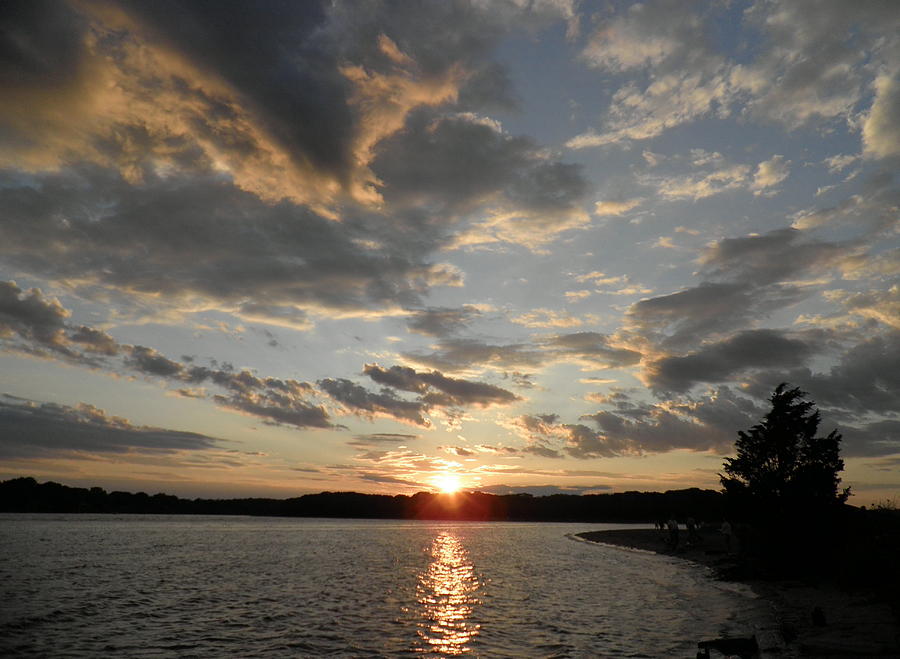 Narragansett Bay Photograph - July Sunset by Kate Gallagher