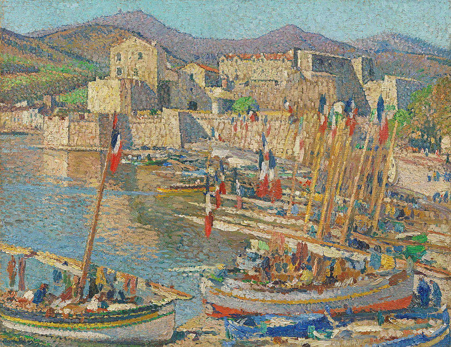 July, The 14th At Collioure, 1920 Painting by Henri Martin - Fine Art ...