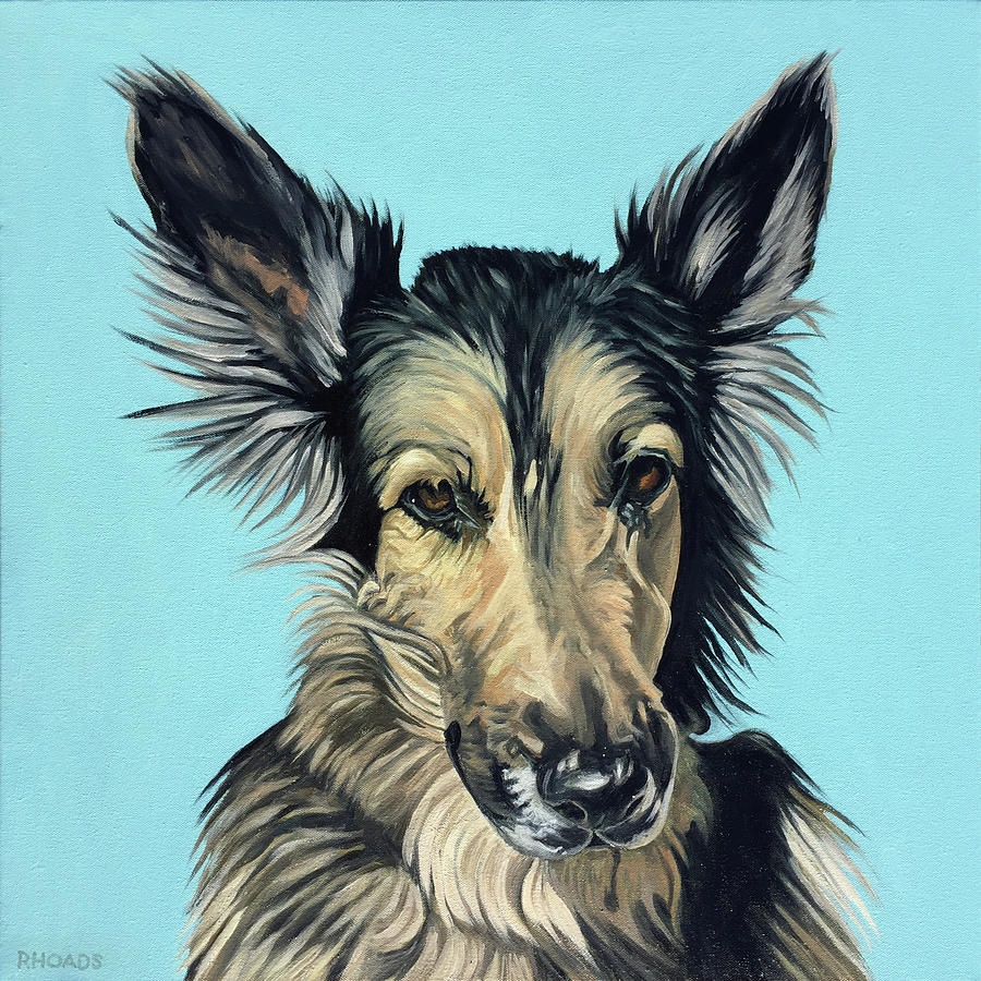 Dog Painting - Juma by Nathan Rhoads