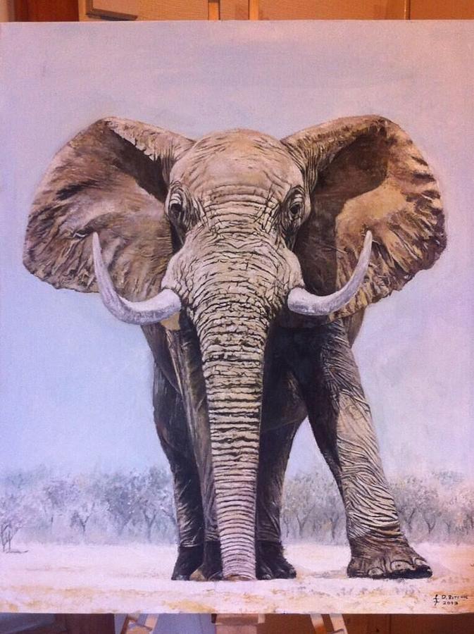 Jumbo Painting by David Ritchie - Fine Art America