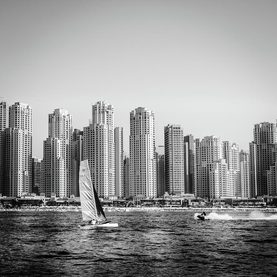 Jumeirah Beach Residence in Dubai Photograph by Alexey Stiop