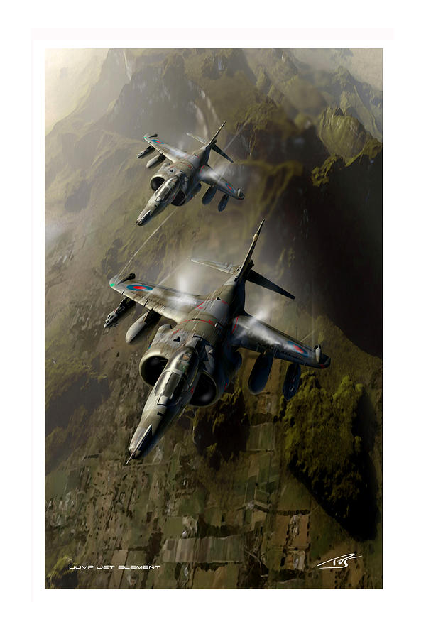 Jump Jet Element Digital Art by Peter Van Stigt
