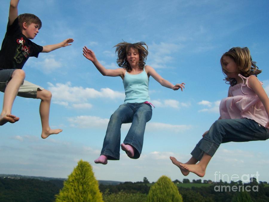 Jumping for joy Photograph by Jane Stanley