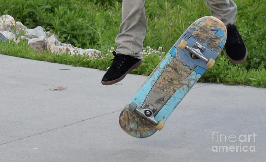 Jumping Skateboard Photograph by Anita Goel - Pixels