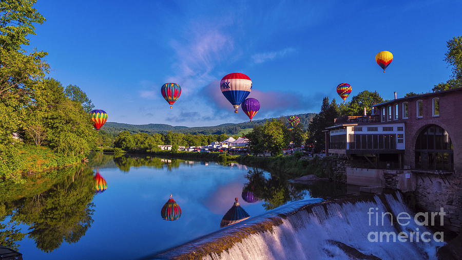 Quechee Balloon Festival, in Quechee Vermont Photograph by New England Photography