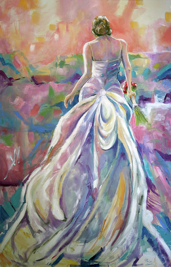 June Bride Painting by Laurie Pace