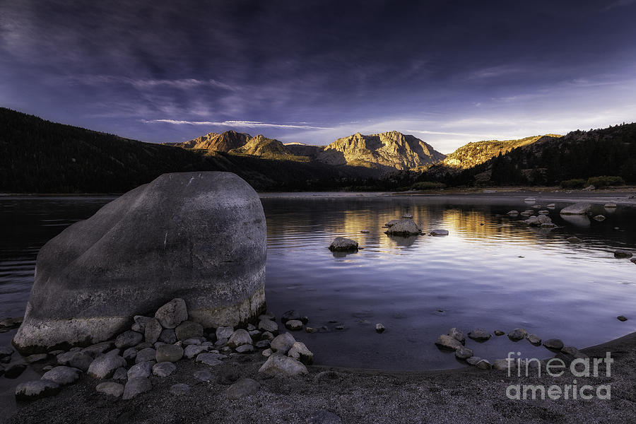 June Lake Boulder 1 Photograph by Timothy Hacker
