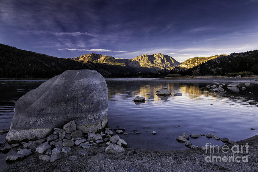 June Lake Boulder Photograph by Timothy Hacker