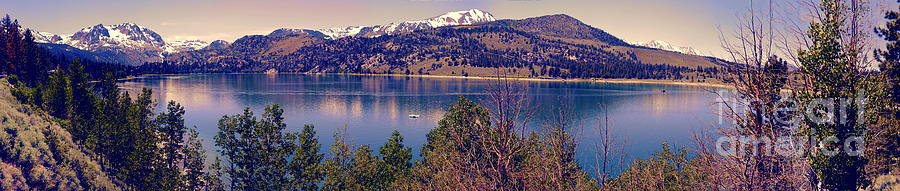 June Lake Panorama Photograph by Joe Lach