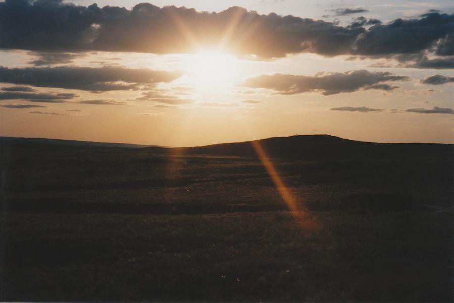 Sky Photograph - June Sun Rays North Dakota by Gene Linder Sky Photograph - June Sun Rays North Dakota by Gene Linder