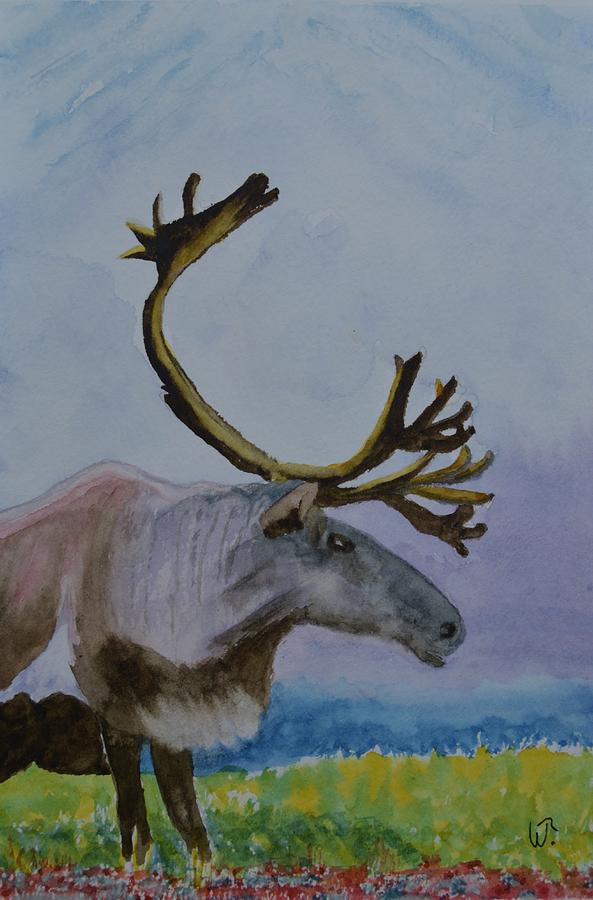 Juneau Moose Painting by Warren Thompson