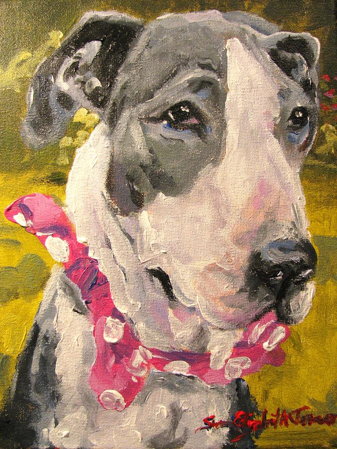 Portrait Painting - Junebug by Susan Elizabeth Jones