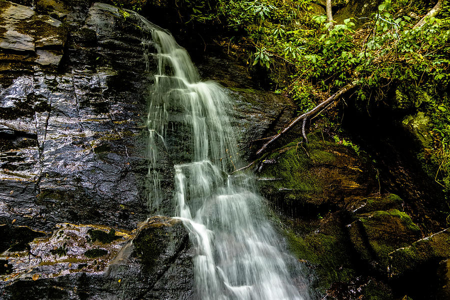 Juney Whank Water Falls In Great Smoky Mountains Photograph by Alex ...