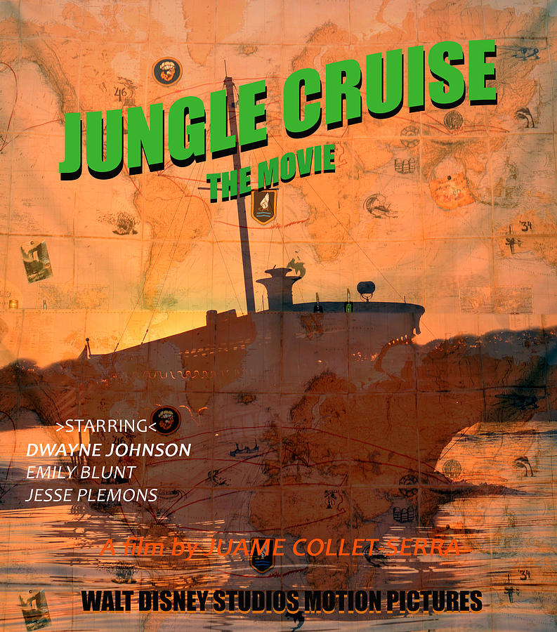 Jungle Cruise Movie Poster A Mixed Media By David Lee Thompson
