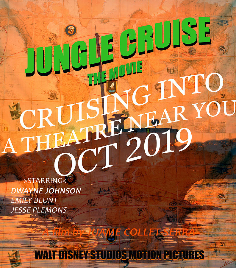 Movie Photograph - Jungle Cruise the movie poster work B by David Lee Thompson