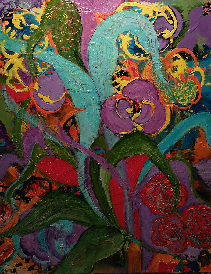 Jungle Flora Painting by Gail Goren | Fine Art America