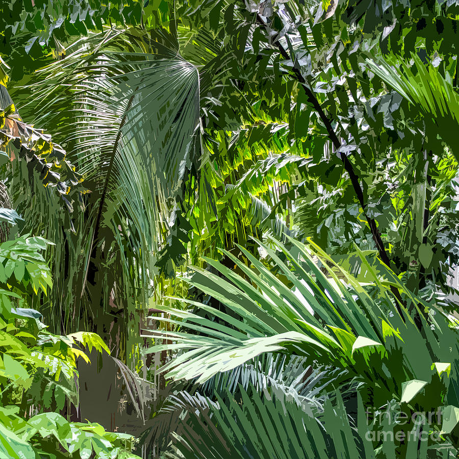 Jungle Green Digital Art by Roger Lighterness