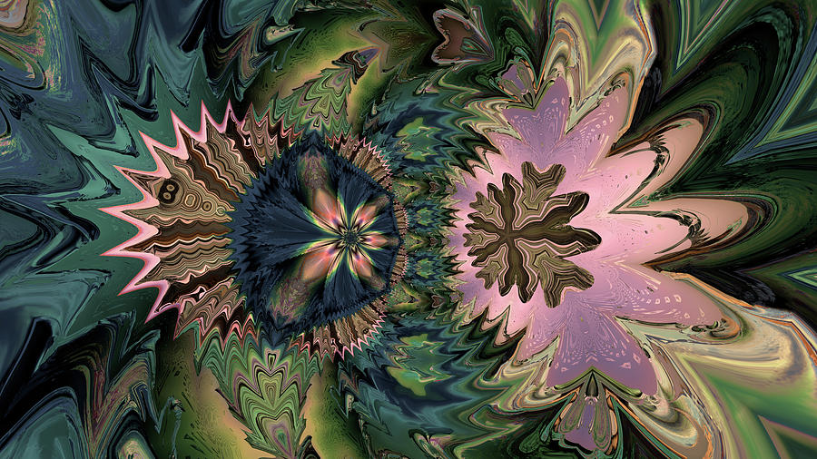 Abstract Digital Art - Jungle Love by Claude McCoy