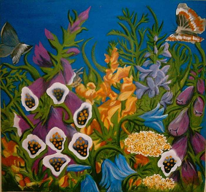 Jungle Paradise Painting by Darnillious Designs Jungle Paradise Painting by Darnillious Designs