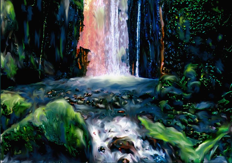 Jungle Pool Digital Art by Ian  MacDonald