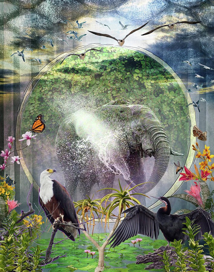 Jungle Retreat Digital Art by Linda Carruth