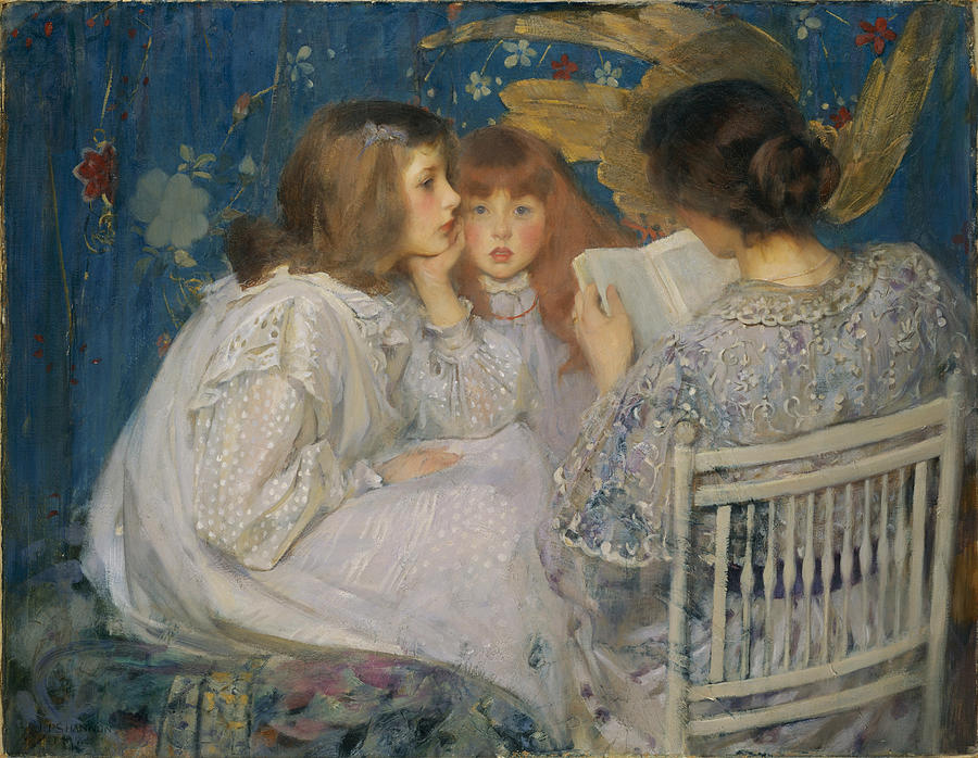 Jungle Tales Painting by James Jebusa Shannon