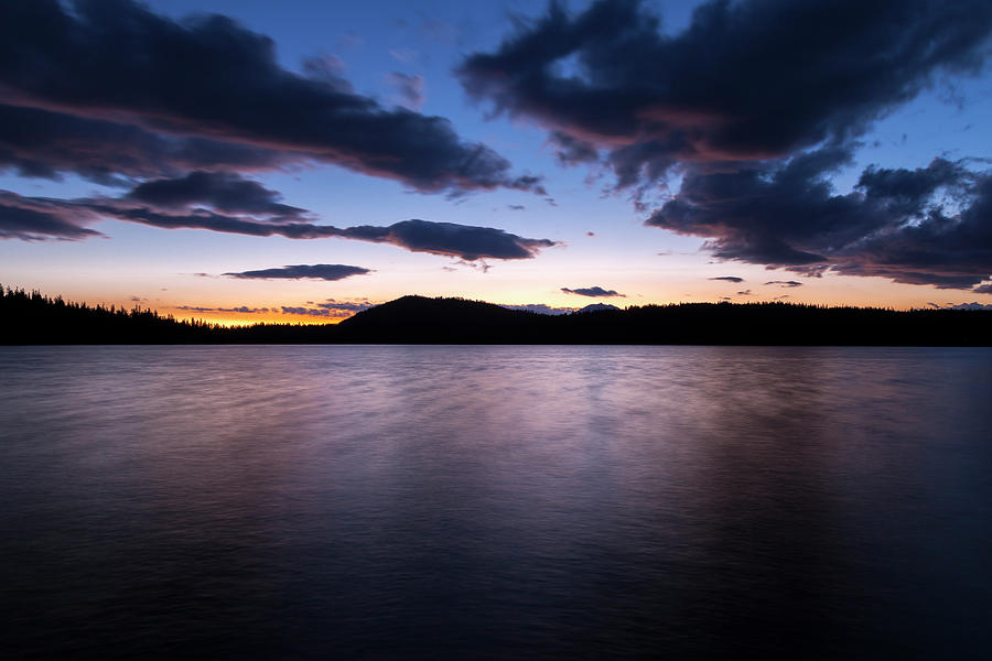 Juniper Lake at Nightfall Photograph by Rick Pisio