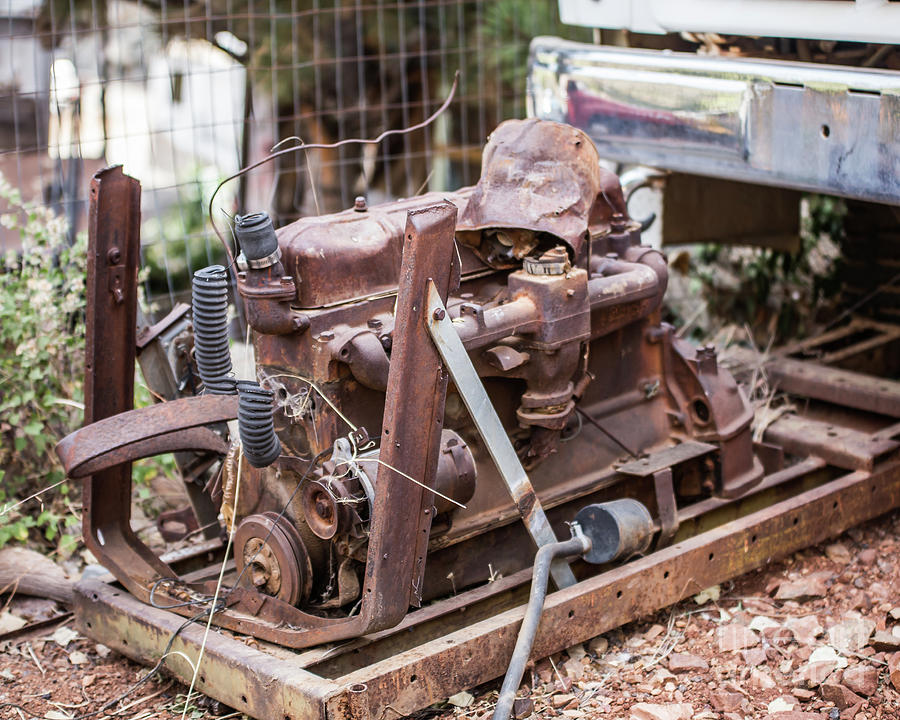 Junk Engine Photograph by Randy Jackson