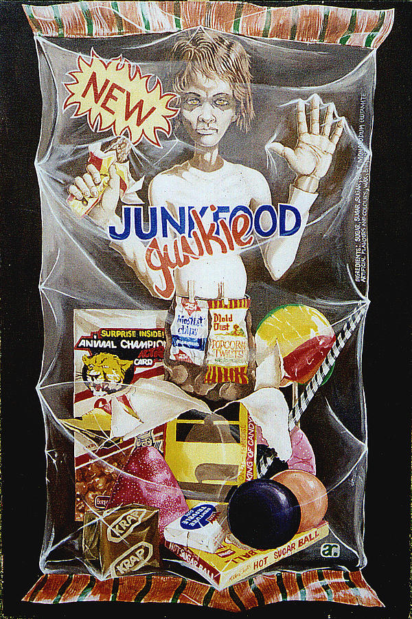Junk Food Junkie Painting by Armand Roy
