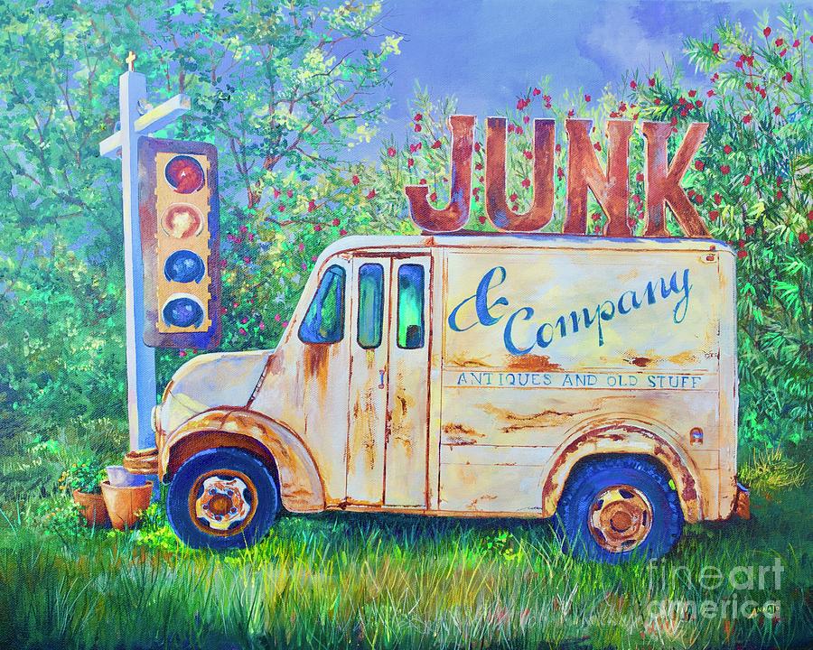 Junk Truck Painting by AnnaJo Vahle