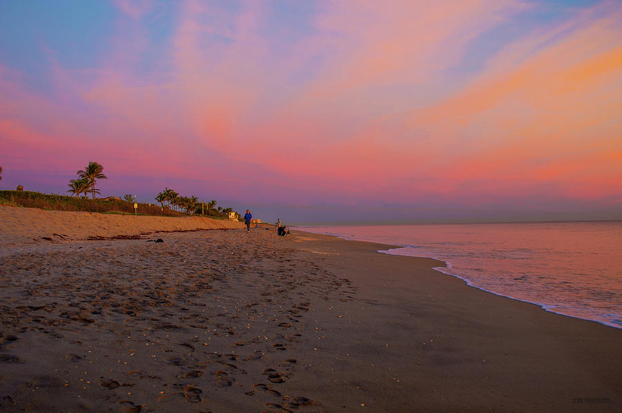 Juno Beach Pastel Sunrise Photograph by Ken Figurski
