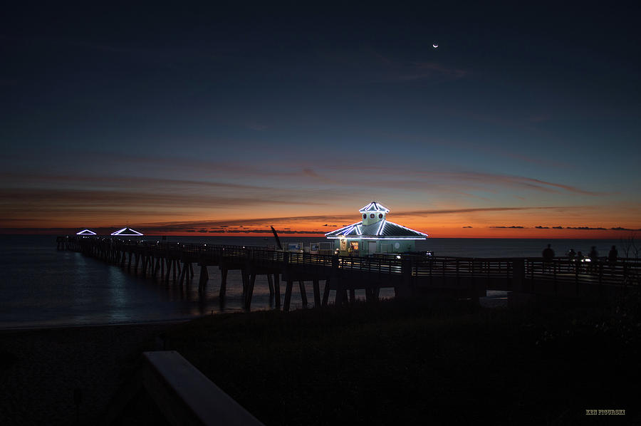 Juno Pier Daybreak Photograph by Ken Figurski