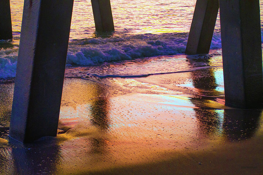 Juno Pier Sunrise Side Photograph by Ken Figurski
