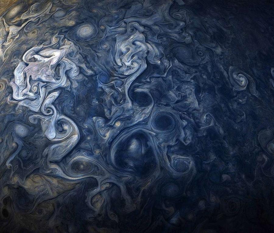 Jupiter Blues, Nasa Painting by Celestial Images