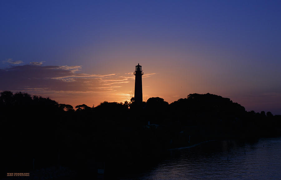 Jupiter Lighthouse Twilight Sunrise Photograph by Ken Figurski