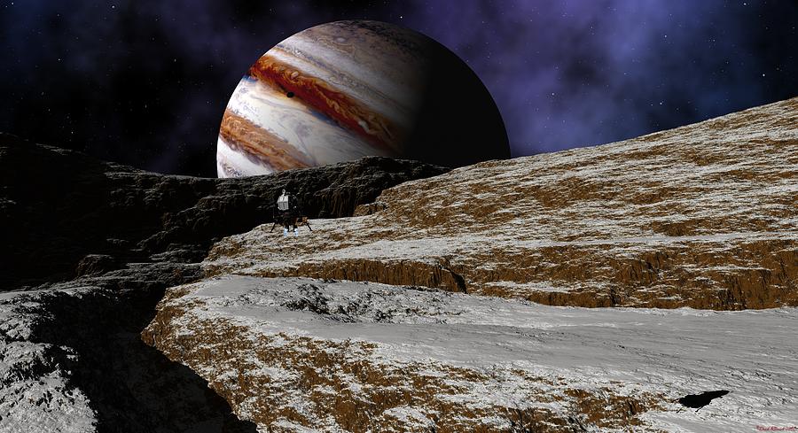 Jupiter Rise Digital Art by David Robinson