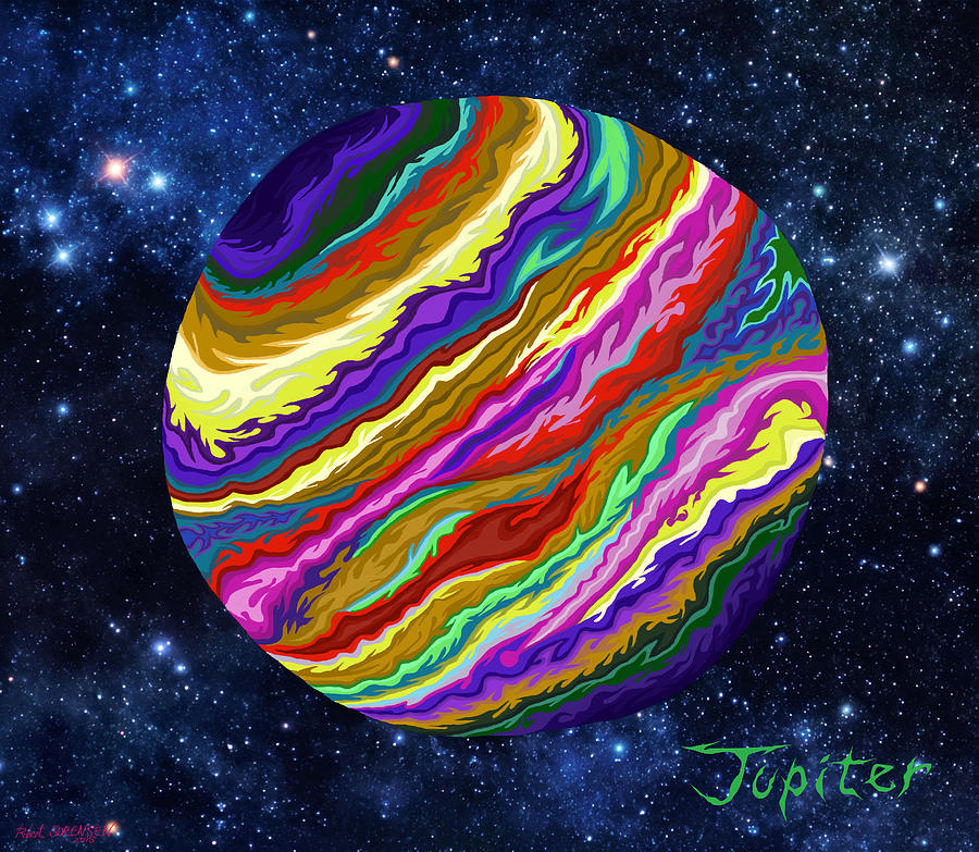 Jupiter Painting by Robert SORENSEN