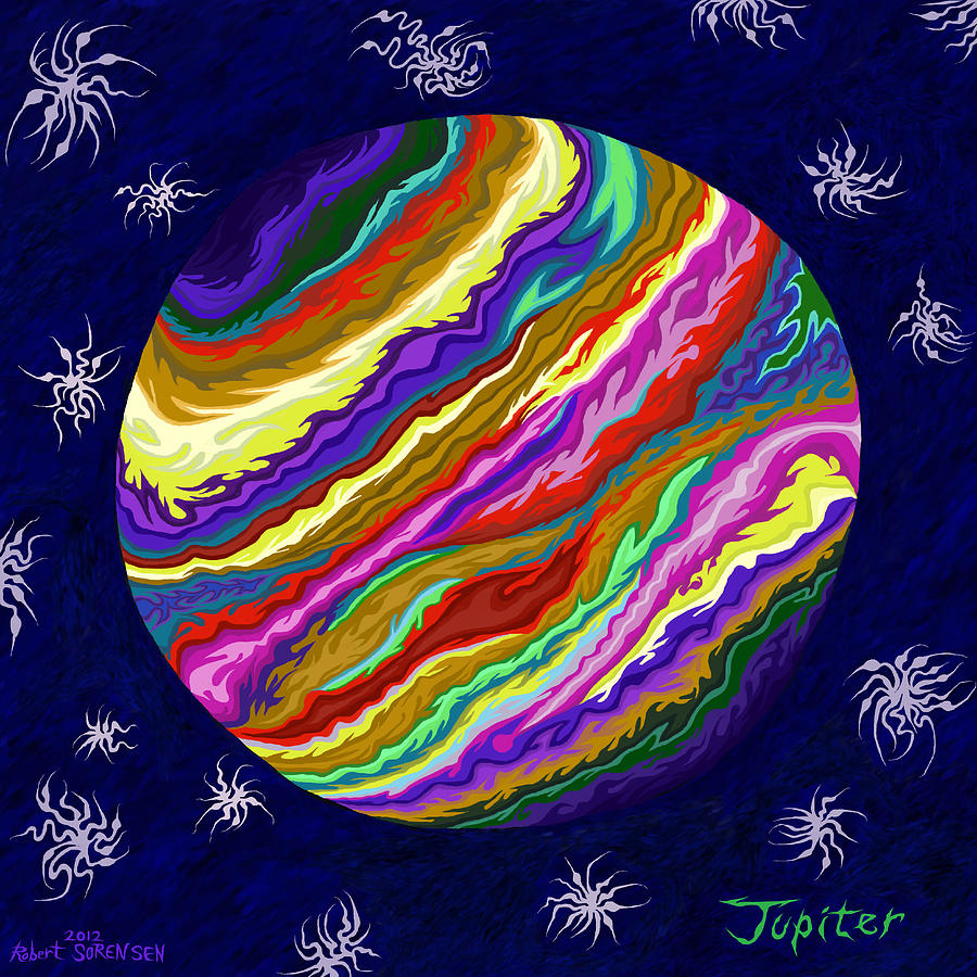 Jupiter SS Painting by Robert SORENSEN