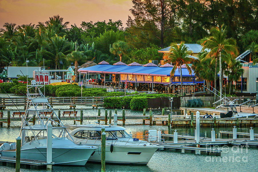 Jupiter Waterfront Dining Photograph by Tom Claud