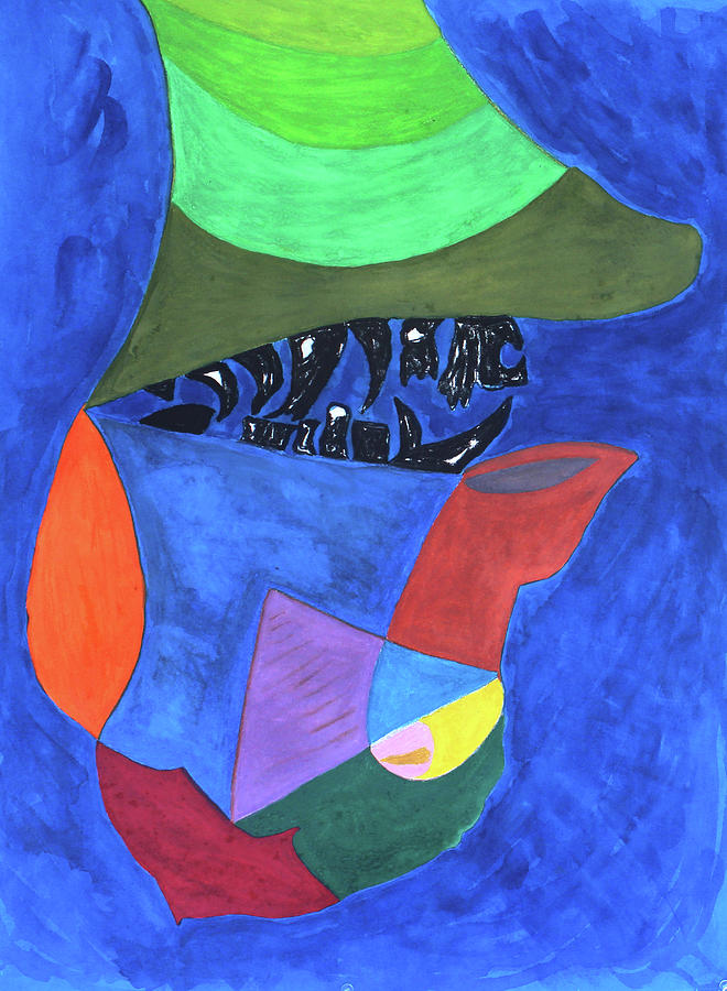 Water Color Painting - Jupiterian Wizard by Sirron Kyles Water Color Painting - Jupiterian Wizard by Sirron Kyles