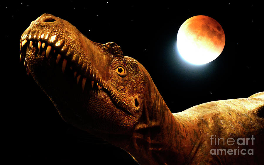 Jurassic Blood Moon Photograph by Bob Christopher
