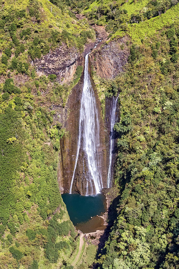 Jurassic Falls Kauai Photograph by Pierre Leclerc Photography